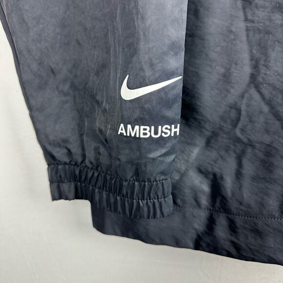 Nike x Ambush NBA Collection Nets Jacket Brooklyn Hooded Women’s L Black/White - Picture 11 of 12